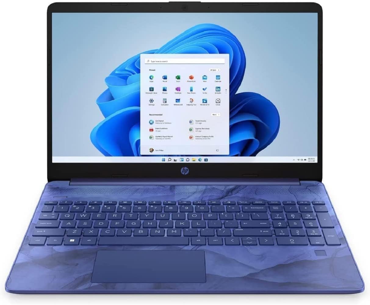 HP 17 Business Laptop - 17.3 inch FHD Screen Display | lntel Celeron N4120, 8GB Ram, 256GB SSD | lntel UHD Graphics 600- Blue (Renewed)