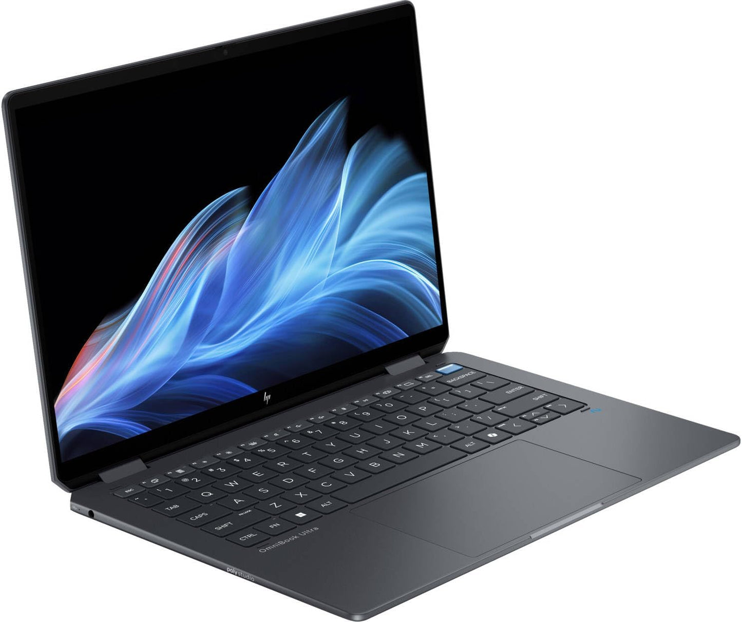 HP OmniBook Ultra Flip 14" Intel Core Ultra 7-256V, 14" 3K OLED Touch Display, 16GB LPDRR5 RAM, 1TB SSD, Intel® Arc™ Graphics, FP Reader English KB, Win11, Eclipse Gray (Open Box)