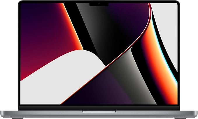 Apple 2021 MacBook Pro (14-inch, Apple M1 Pro chip with 8 core CPU and 14 core GPU, 16GB RAM, 512GB SSD) - Space Grey; English (Renewed)
