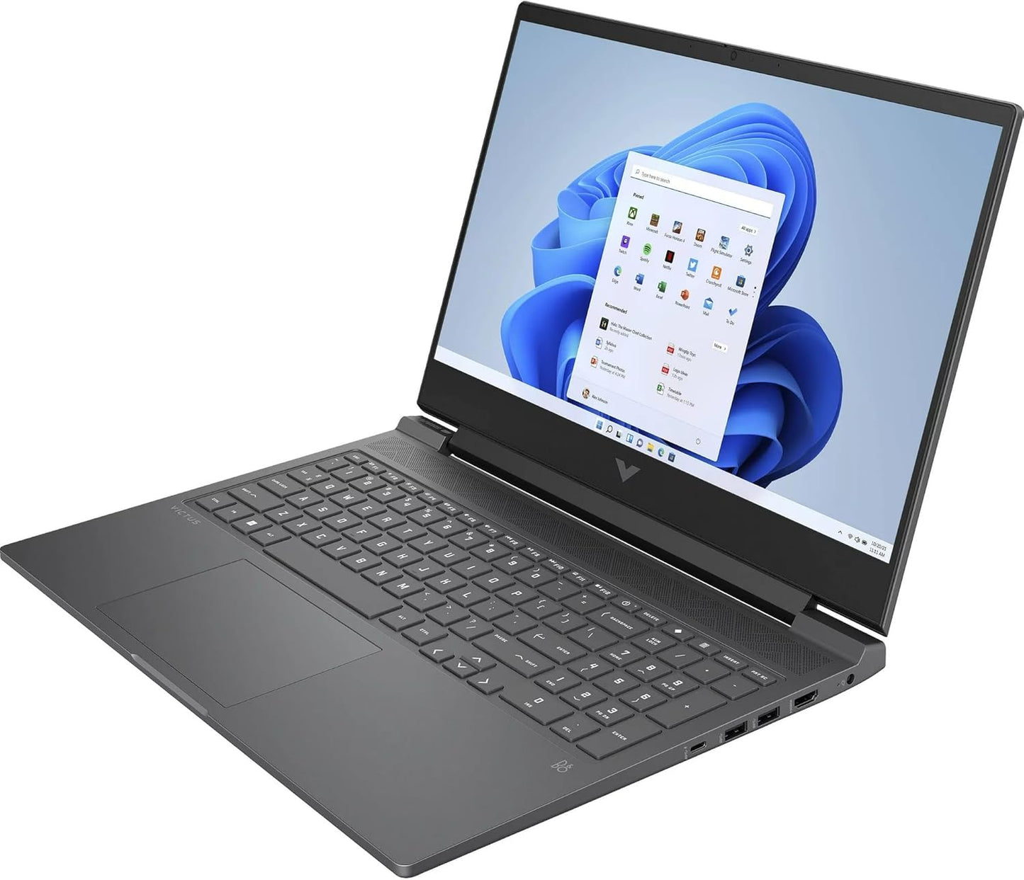 HP Victus Gaming Laptop | 16.1" FHD IPS 144Hz | Intel 16-Core i7-13700HX >i9-12900HX | 32GB DDR5 1TB SSD | GeForce RTX 4060 8GB | Backlit USB-C Fast Charge Win11Pro Black + HDMI Cable (Renewed)
