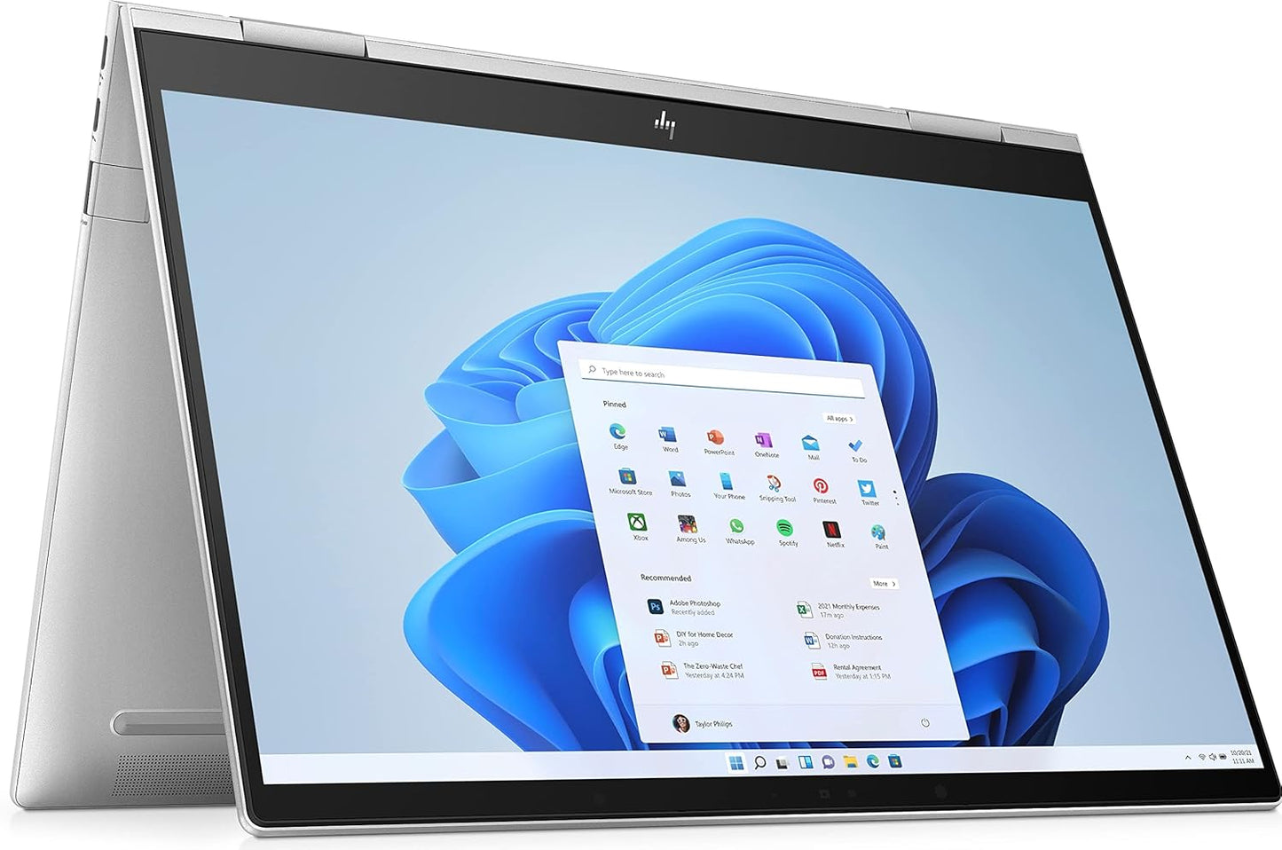 HP ENVY x360 2 in 1 Laptop 13-bf0014ne, 13.3" WUXGA touch screen, 12th Gen Intel® Core™ i7, 16GB RAM, 1TB SSD, Intel® UHD Graphics, Windows 11 Home, En -Ar KB, Natural Silver - (Open Box)