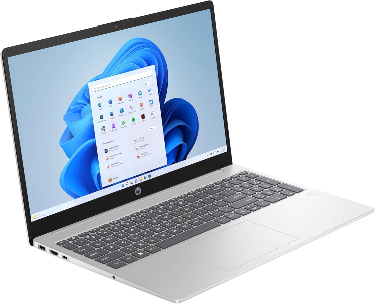 HP Laptop 15-fd1013ne, Windows 11 Home, 15.6", Intel® Core™ Ultra 7, 16GB RAM, 512GB SSD, FHD, Natural silver (Open Box)