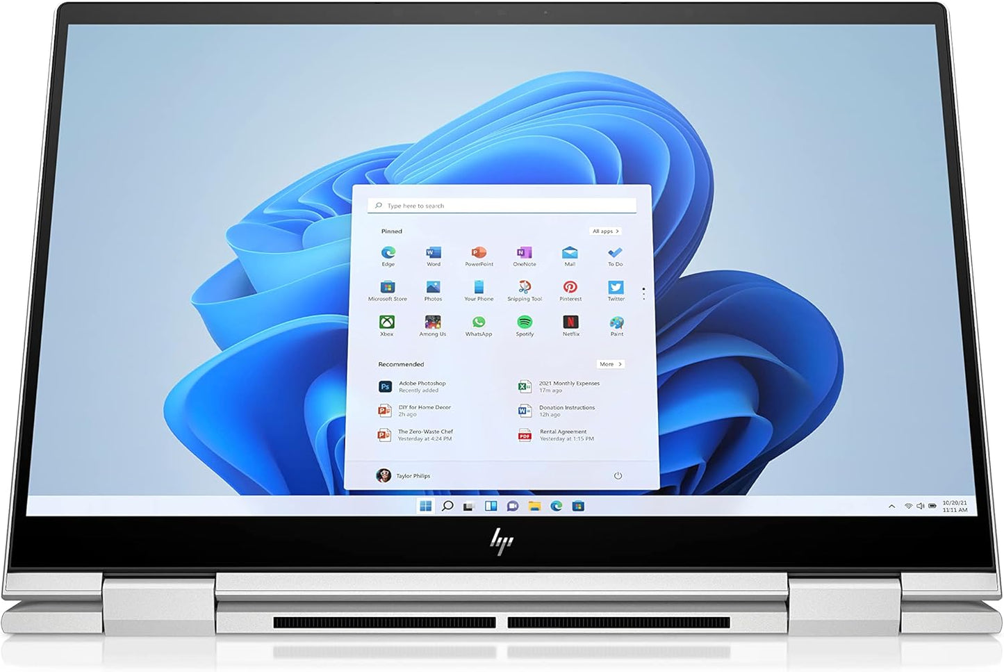 HP ENVY x360 2 in 1 Laptop 13-bf0014ne, 13.3" WUXGA touch screen, 12th Gen Intel® Core™ i7, 16GB RAM, 1TB SSD, Intel® UHD Graphics, Windows 11 Home, En -Ar KB, Natural Silver - (Open Box)